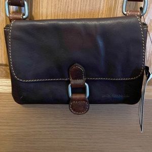 NWT Leather crossbody purse.